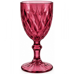 Jogo 6 Taças 320ml Diamond Lilás Vidro